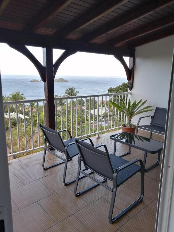 Duplex Rose Porcelaine - Vue Mer- Malendure Bouillante Exterior photo